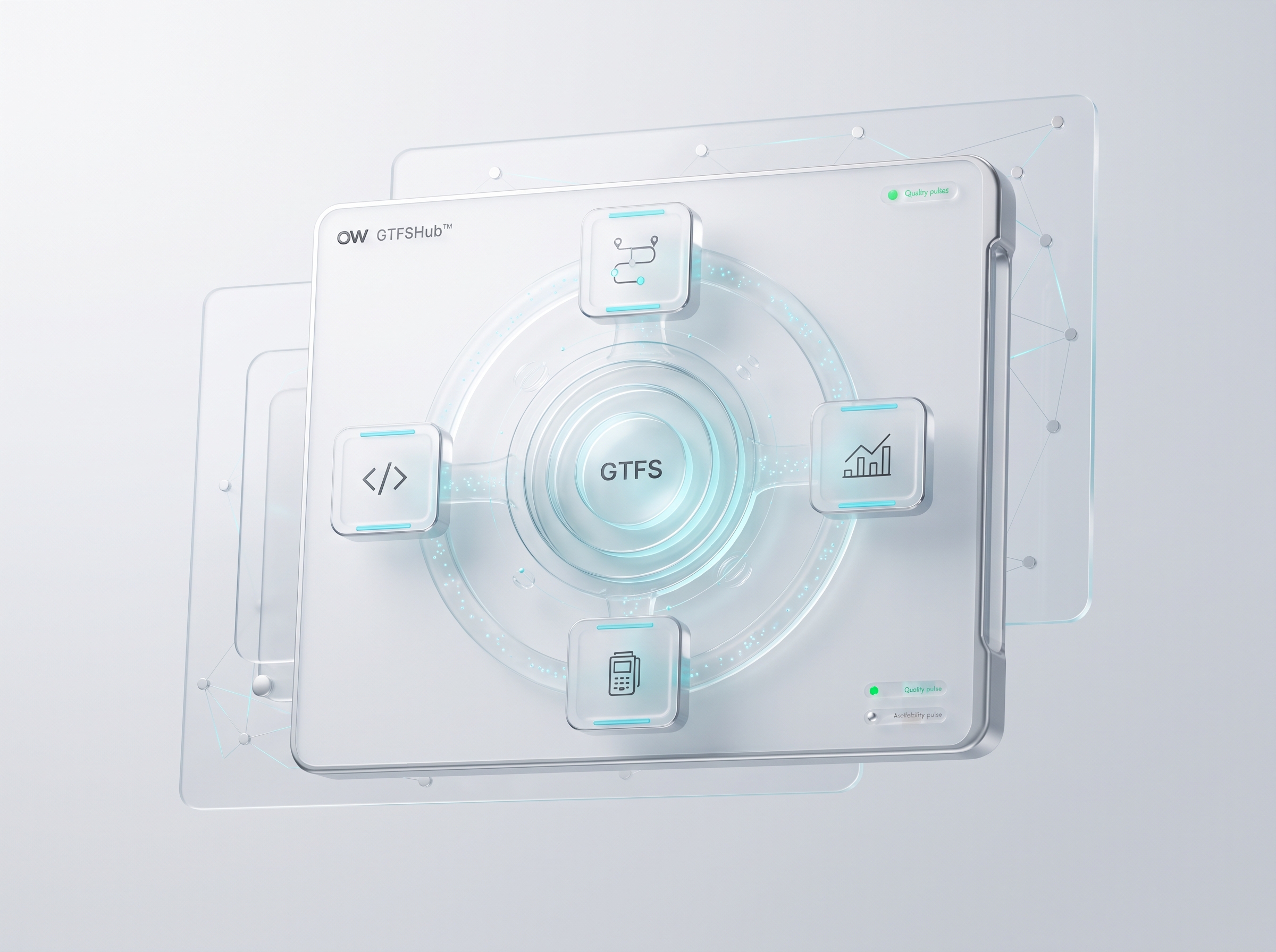 OW Optimize the World — GTFS-RT Manager (OW GTFSHub™) software visualization